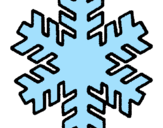Coloring page Snowflake painted byyghgnh