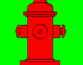 Coloring page Fire hydrant painted byGIULIA