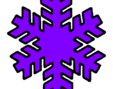 Coloring page Snowflake painted byyghg