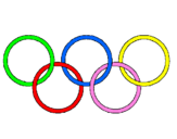 Coloring page Olympic rings painted byuuiprf
