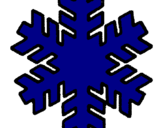 Coloring page Snowflake painted byyghgb