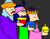 Coloring page The Three Wise Men 3 painted byAbigail
