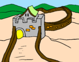 Coloring page The Great Wall of China painted byJUAN DAVID