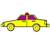 Coloring page Taxi painted byfilippo