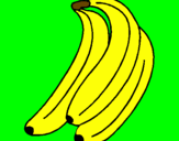 Coloring page Bananas painted byHei Hei