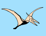 Coloring page Pterodactyl painted byAna