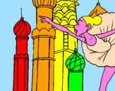 Coloring page Russia painted byAna