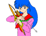 Coloring page Kagome painted byAhmad Wazzy