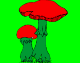 Coloring page Mushrooms painted bygioele e gioia