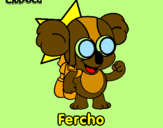 Coloring page Fercho painted byJUAN DAVID