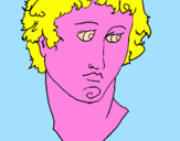 Coloring page Bust of Alexander the Great painted byAna