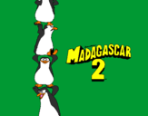 Coloring page Madagascar 2 Penguins painted byblas