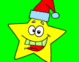 Coloring page christmas star painted byJUAN DAVID