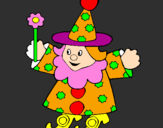Coloring page Little witch painted by ciro