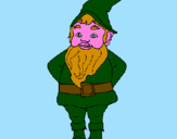 Coloring page Gnome painted byAna