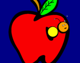 Coloring page Apple III painted byLeah