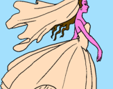 Coloring page Bride painted byAna