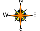 Coloring page Compass painted bystu