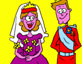 Coloring page Royal wedding painted byrheanna 