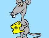 Coloring page Rat 2 painted byAna