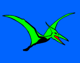 Coloring page Pterodactyl painted byfeba