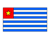 Coloring page Liberia painted byCAT