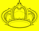 Coloring page Royal crown painted byAna