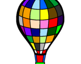 Coloring page Hot-air balloon painted bykiaralisisdelarosa
