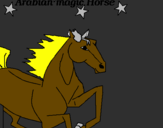 Coloring page Arabian Horse painted byLeah