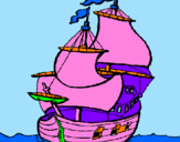 Coloring page Ship painted bydayane