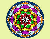 Coloring page Mandala 6 painted byKevin