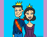 Coloring page Prince and princess painted bykitty1278
