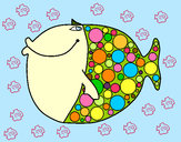 Coloring page Fish 4 painted byRose