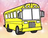Coloring page School autobus painted byVANESSA