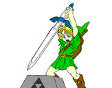 Coloring page Zelda painted byLink