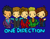 Coloring page One direction painted byJessie
