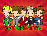 Coloring page One direction painted byJazzy43