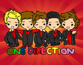 Coloring page One direction painted bychezza101