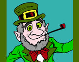 Coloring page Leprechaun painted bymajja