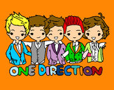 Coloring page One direction painted bypoppy