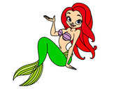 Coloring page Sexy Mermaid painted bycaeley17