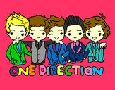 Coloring page One direction painted byDG0200