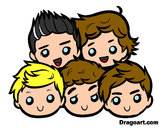 Coloring page One Direction 2 painted byjojo