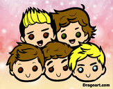 Coloring page One Direction 2 painted bykimberly