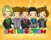 Coloring page One direction painted byHayley