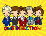 Coloring page One direction painted byIsabella