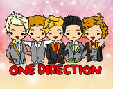 Coloring page One direction painted bytzeyung