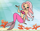 Coloring page Sexy Mermaid painted byhivebees