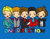 Coloring page One direction painted byHaley