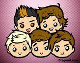 Coloring page One Direction 2 painted byVanisa